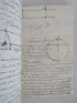 DUPLAY : Cayer des mathématiques dictées par monsieur Duplay oratorien dans la salle de l'oratoire d'Angers l'an 1750. J. p. Brisebare Etudiant en phisique - Signiert - Edition-Originale.com