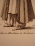 DESCRIPTION DE L'EGYPTE.  Costumes et portraits. Costumes militaires, Janissaire, Beys, Mamelouks, Arabes, A'lmés, Cheykhs, Femmes dans le harem, Mariée, Écrivain copte, Divers costumes. (ETAT MODERNE, volume II, planche K) - Erste Ausgabe - Edition-Originale.com