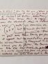 DURRELL : Carte postale autographe inédite signée de Lawrence Durrell à son amante française : 