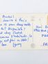 DURRELL : Carte postale autographe signée de Lawrence Durrell adressée depuis Rhodes à Jani Brun : 