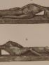DESCRIPTION DE L'EGYPTE.  Collection d'antiques. Figures en pâte de porcelaine, en bois peint, en basalte, Bas-relief en pierre, Masques en terre, en bronze. (ANTIQUITES, volume V, planche 69) - Erste Ausgabe - Edition-Originale.com