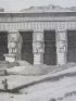 DESCRIPTION DE L'EGYPTE.  Denderah (Tentyris). Vue de la porte du nord. (ANTIQUITES, volume IV, planche 4) - Erste Ausgabe - Edition-Originale.com