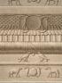DESCRIPTION DE L'EGYPTE.  Esné (Latopolis). Détails d'architecture, bas-reliefs et inscriptions hiéroglyphiques du portique. (ANTIQUITES, volume I, planche 80) - Edition Originale - Edition-Originale.com
