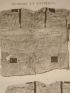 DESCRIPTION DE L'EGYPTE.  Memphis et environs. Détails d'une tunique trouvée dans un des tombeaux de Saqqârah. (ANTIQUITES, volume V, planche 5) - Erste Ausgabe - Edition-Originale.com