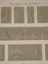 DESCRIPTION DE L'EGYPTE.  Pyramides de Memphis. Bas-reliefs et fragment de hiéroglyphes sculptés dans les tombeaux situés à l'est de la seconde pyramide. (ANTIQUITES, volume V, planche 17) - Erste Ausgabe - Edition-Originale.com