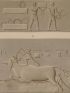 DESCRIPTION DE L'EGYPTE.  Pyramides de Memphis. Bas-reliefs sculptés dans les tombeaux situés à l'est de la seconde pyramide. (ANTIQUITES, volume V, planche 18) - Edition Originale - Edition-Originale.com