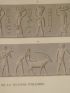 DESCRIPTION DE L'EGYPTE.  Pyramides de Memphis. Bas-reliefs sculptés dans les tombeaux situés à l'est de la seconde pyramide. (ANTIQUITES, volume V, planche 18) - Prima edizione - Edition-Originale.com