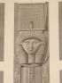 DESCRIPTION DE L'EGYPTE.  Thèbes. Memnomium. Pilastre et bas-reliefs du temple de l'ouest. (ANTIQUITES, volume II, planche 36) - Prima edizione - Edition-Originale.com