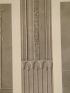 DESCRIPTION DE L'EGYPTE.  Thèbes. Memnomium. Pilastre et bas-reliefs du temple de l'ouest. (ANTIQUITES, volume II, planche 36) - Edition Originale - Edition-Originale.com