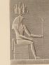 DESCRIPTION DE L'EGYPTE.  Thèbes. Memnomium. Pilastre et bas-reliefs du temple de l'ouest. (ANTIQUITES, volume II, planche 36) - First edition - Edition-Originale.com
