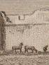 DESCRIPTION DE L'EGYPTE.  Isthme de Soueys. Vue de la ville et du port de Soueys & Vue du fort d'Ageroud. (ETAT MODERNE, volume I, planche 12) - Edition Originale - Edition-Originale.com