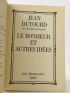 DUTOURD : Le bonheur et autres idées - Signed book, First edition - Edition-Originale.com
