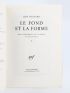 DUTOURD : Le fond et la forme I & II - Autographe, Edition Originale - Edition-Originale.com