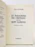 DUTOURD : Le paradoxe du critique suivi de Sept saisons - Erste Ausgabe - Edition-Originale.com