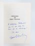 DUTOURD : Mémoires de Mary Watson - Autographe, Edition Originale - Edition-Originale.com