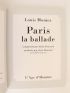 DUTOURD : Paris la ballade - Signed book, First edition - Edition-Originale.com