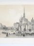 Eglise St Laurent  - Paris et ses ruines, Lithographie originale - First edition - Edition-Originale.com