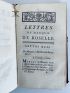 ELIE DE BEAUMONT : Lettres du Marquis de Roselle - Edition Originale - Edition-Originale.com