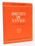 ELUARD : Dignes de vivre - Edition-Originale.com
