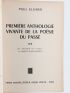 ELUARD : Première anthologie vivante de la poésie du passé - Signiert, Erste Ausgabe - Edition-Originale.com