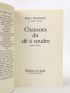 EMMANUEL : Chansons du dé à coudre - Signed book - Edition-Originale.com