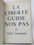 EMMANUEL : La liberté guide nos pas - First edition - Edition-Originale.com