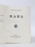 FABRE-LUCE : Mars - Prima edizione - Edition-Originale.com