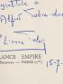 FALCK : Les Portes de Glace - Autographe, Edition Originale - Edition-Originale.com
