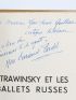 FARDEL : Strawinsky et les ballets russes - Autographe, Edition Originale - Edition-Originale.com