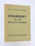 FARDEL : Strawinsky et les ballets russes - Libro autografato, Prima edizione - Edition-Originale.com