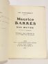 FAURE-BIGUET : Maurice Barrès son oeuvre - Erste Ausgabe - Edition-Originale.com