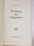 FAURE : Variations sur l'imposture - Prima edizione - Edition-Originale.com