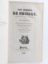 FONGERAY : Les soirées de Neuilly, esquisses dramatiques et historiques - Prima edizione - Edition-Originale.com