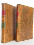 FORESTA : Lettres sur la Sicile, écrites pendant l'été de 1805 par le Marquis de Foresta - Edition Originale - Edition-Originale.com