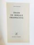 FOURASTIE : Essais de Morale prospective - Libro autografato, Prima edizione - Edition-Originale.com