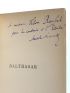 FRANCE : Balthasar - Libro autografato - Edition-Originale.com