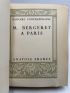 FRANCE : Histoire Contemporaine : L'Anneau d'Améthyste. M. Bergeret à Paris. Le Mannequin d'Osier. L'Orme du mail - Prima edizione - Edition-Originale.com