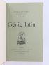FRANCE : Le génie latin - Prima edizione - Edition-Originale.com