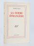 GALZY : La femme étrangère - Prima edizione - Edition-Originale.com
