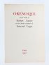 GANZO : Orénoque - First edition - Edition-Originale.com