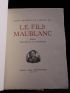 GAUMENT : Le fils Maublanc - Autographe - Edition-Originale.com