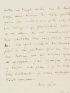 GAUTIER : Lettre autographe signée de Théophile Gautier à sa fille cadette 