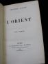 GAUTIER : L'orient - First edition - Edition-Originale.com