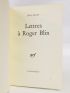 GENET : Lettres à Roger Blin - Signed book, First edition - Edition-Originale.com