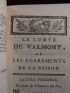 GERARD : Le Comte de Valmont, ou les Egarements de la raison. Lettres recueillies et publiées par M... - Edition-Originale.com