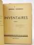 GHEORGHIU : Inventaires - Signiert, Erste Ausgabe - Edition-Originale.com