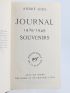 GIDE : Journal 1939-1949 - Souvenirs - First edition - Edition-Originale.com