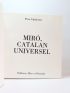 GIMFERRER : Miro catalan universel - Erste Ausgabe - Edition-Originale.com