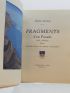 GIONO : Fragments d'un paradis - Prima edizione - Edition-Originale.com