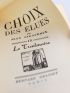 GIRAUDOUX : Choix des élues - Libro autografato, Prima edizione - Edition-Originale.com